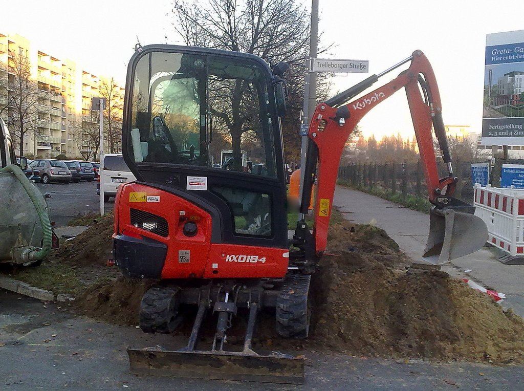 Minibagr KUBOTA KX018 1 795kg